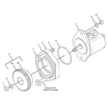 TQerpillar 2835992 零件图 泵 GP-GEAR