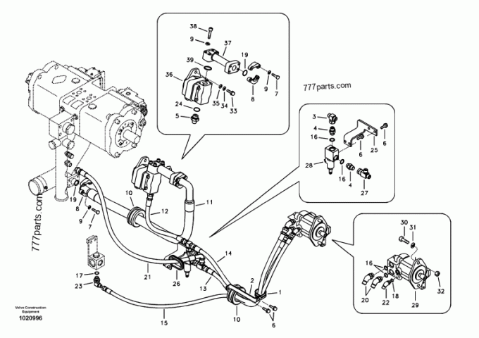 零件图 VOE 14531612 发动机 - 14531612 - 沃尔沃 备件 | 备件  777parts.com