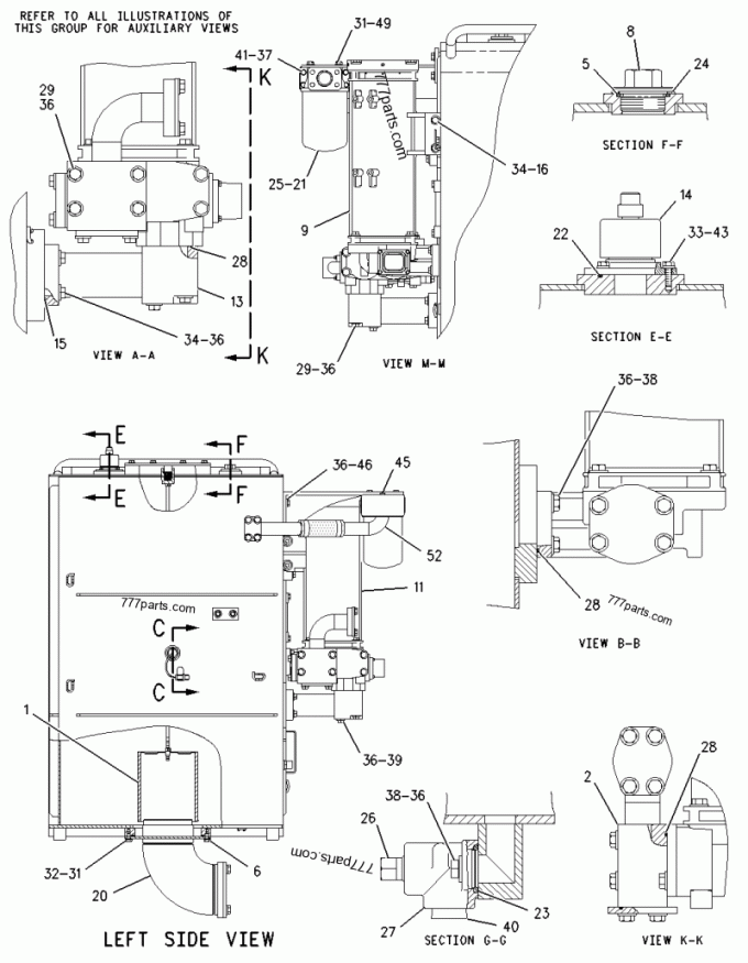 零件图 1709918 PUMP GROUP-PISTON - TQerpillar 备件| Allbiz  777parts.com