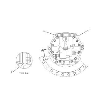 卡特彼勒 2095895 零件方案 MOTOR GP-TRAVEL