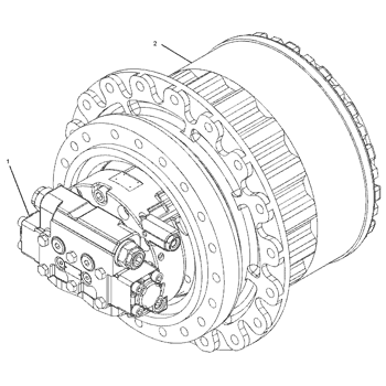 卡特彼勒 2276116 零件图 DRIVE GP-FINAL