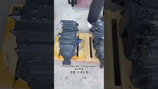 【Opname ter plaatse van 2 eenheden Komatsu PC1250-8 hydraulische pompen verzending?】#hydraulicpump #PC1250-8