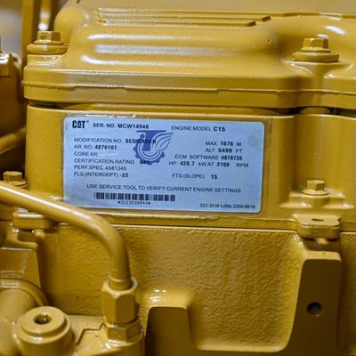 Industriële graafmachine-motor Gele kleur Duurzaam voor TQ C15