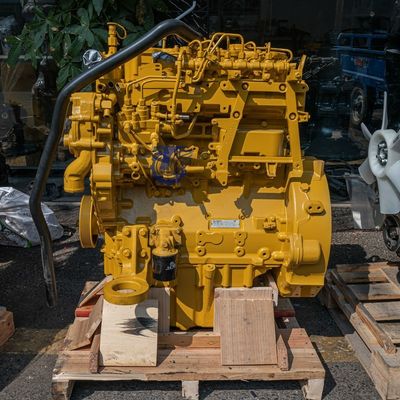 Gele praktische TQ C4.4 motor, industriële motor van graafmachine