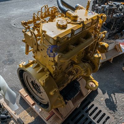 Gele praktische TQ C4.4 motor, industriële motor van graafmachine