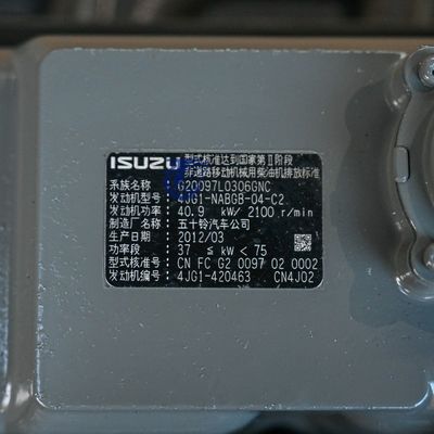 Duurzame vorklift Isuzu 4JG1 motor, vier cyclus watergekoelde vrachtwagen motor assemblage