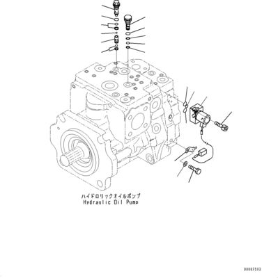 708-1g-00060 708-1g-01060 708-1g-04310 Voor Komatsu Wa470-6 Wa480-6 Hydraulische zuiger hoofdpomp laadpomp Original