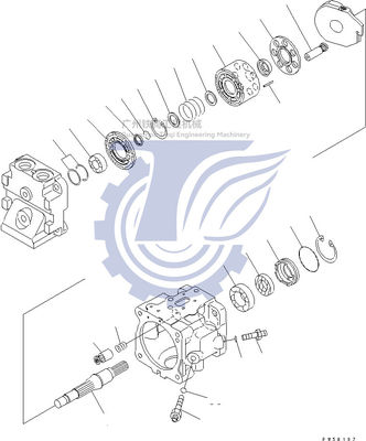 708-1T-00440 708-1T-00421 708-1T-01420 708-1T-04410 Voor Komatsu D155AX-5 Hydraulische Fun Piston Pump