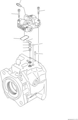 708-1W-00961 708-1W-01850 708-1W-00010 Voor Komatsu WA450-6 WA470-6 WA480-6 Hydraulische zuigerstuurpomp
