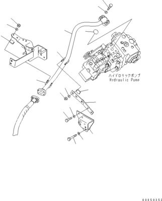 708-1W-00961 708-1W-01850 708-1W-00010 Voor Komatsu WA450-6 WA470-6 WA480-6 Hydraulische zuigerstuurpomp