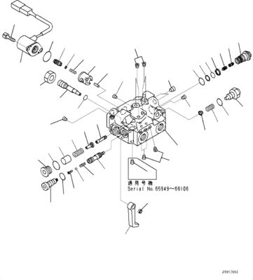 708-1W-00740 708-1W-00882 708-1W-00881 Voor Komatsu WA380-6 WA430-6 Wielladderpomp Hydraulische oliepomp