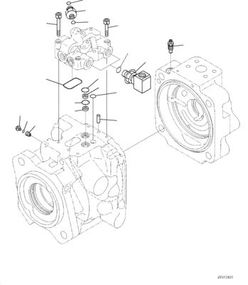 708-1W-00820 708-1W-00731 708-1W-00952 Voor Komatsu WA500-6 Hydraulische pomp