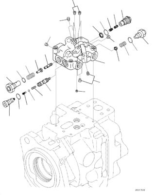 708-1W-00820 708-1W-00731 708-1W-00952 Voor Komatsu WA500-6 Hydraulische pomp