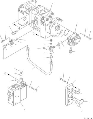 708-2L-00960 708-2L-00961 708-2L-05420 Voor Komatsu WA700-3 Hydraulische pomp