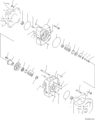708-2L-00960 708-2L-00961 708-2L-05420 Voor Komatsu WA700-3 Hydraulische pomp