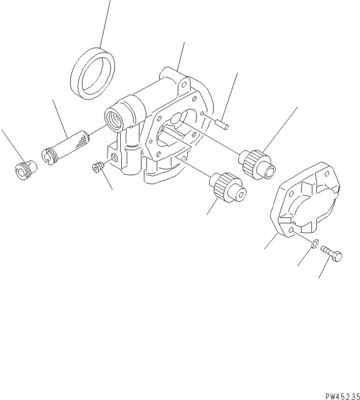 708-2L-00960 708-2L-00961 708-2L-05420 Voor Komatsu WA700-3 Hydraulische pomp