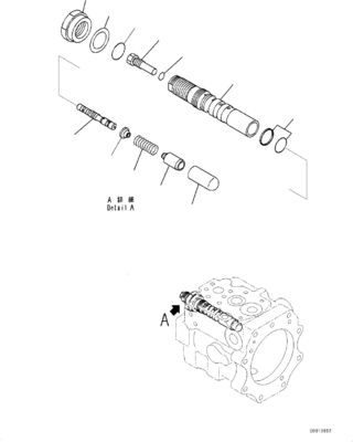 708-1W-90600 R7081W90600 708-1W-04222 708-1W-01632 Voor Komatsu D475A-5EO Hydraulische koeling VAN DRIVE PIPING Originele