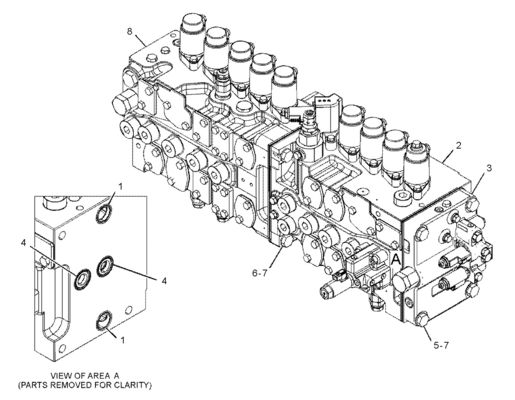 CAT 455-2663 424-937 Hoofdbesturingsklep 349E 349F 352 Mining Construction Demolition Engineering Machinery Parts