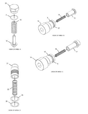 CAT 455-2663 424-937 Hoofdbesturingsklep 349E 349F 352 Mining Construction Demolition Engineering Machinery Parts