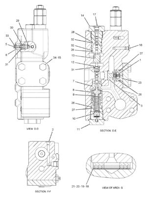 CAT 455-2663 424-937 Hoofdbesturingsklep 349E 349F 352 Mining Construction Demolition Engineering Machinery Parts