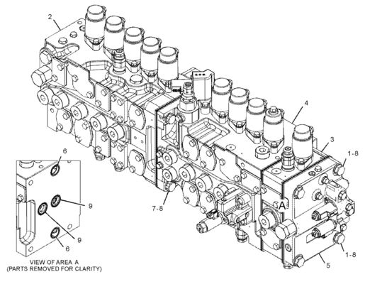 CAT 455-2663 424-937 Hoofdbesturingsklep 349E 349F 352 Mining Construction Demolition Engineering Machinery Parts