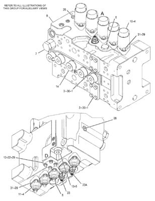 CAT 455-2663 424-937 Hoofdbesturingsklep 349E 349F 352 Mining Construction Demolition Engineering Machinery Parts