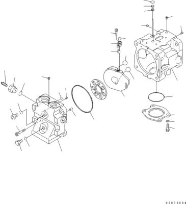 708-1W-00600 708-1S-00910 R7081S00910 R7081W00600 Voor Komatsu D475A-5 Bulldozer hydraulische ventilatorpomp zuigerpomp Originele
