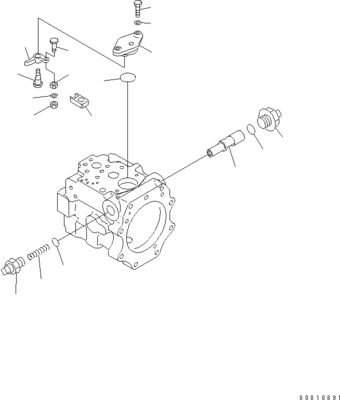 708-1W-00600 708-1S-00910 R7081S00910 R7081W00600 Voor Komatsu D475A-5 Bulldozer hydraulische ventilatorpomp zuigerpomp Originele
