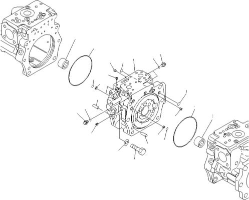 708-2G-00800 708-2G-00801 708-2G-01081 Voor Komatsu Loader WA600-6 Hydraulische pomp Kolvenpomp Hoofdpomp