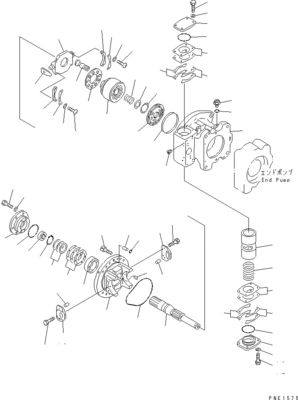 708-2L-00950 708-25-02044 708-2L-00951 708-2L-05420 Voor Komatsu WA800-3 WA900-3 Hydraulische laadpomp
