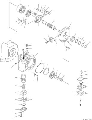 708-2L-00950 708-25-02044 708-2L-00951 708-2L-05420 Voor Komatsu WA800-3 WA900-3 Hydraulische laadpomp