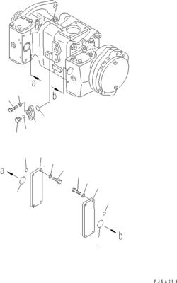 708-4L-00910 708-45-10204 708-4L-00911 Voor Komatsu WA800-3 WA900-3 Hydraulische schakelaar pomp hoofdpomp
