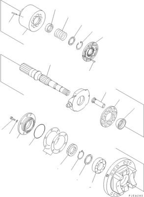 708-4L-00910 708-45-10204 708-4L-00911 Voor Komatsu WA800-3 WA900-3 Hydraulische schakelaar pomp hoofdpomp