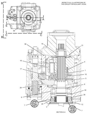 292-8767 10R7401 CA2928767 Voor CAT LOADER 950H 962H IT62H PUMP GP-PISTON hydraulische hoofdpomp