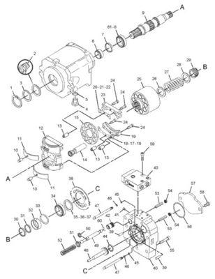 299-5790 20R3400 Voor CAT Track D7R II D7R XR HPR135 PUMP GP-PISTON IMPLEMENT STERING hydraulische hoofdpomp naverkoop