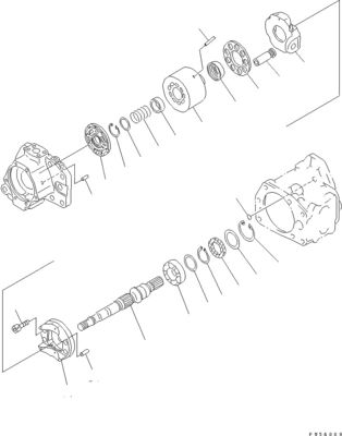 708-1L-00012 708-1L-00011 708-1L-01011 708-1L-04010 Voor Komatsu Bulldozer D65EX-12 D65PX-12 Hydraulische pomp