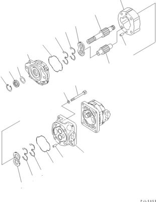 705-52-30920 705-14-34540 Voor Komatsu Bulldozer D275A-5D D275AX-5 D275A-5R Hydraulische pomp Kolvenpomp Naverkoop