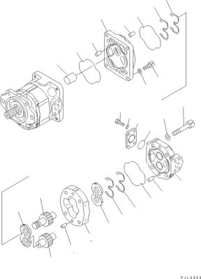 705-52-30920 705-14-34540 Voor Komatsu Bulldozer D275A-5D D275AX-5 D275A-5R Hydraulische pomp Kolvenpomp Naverkoop