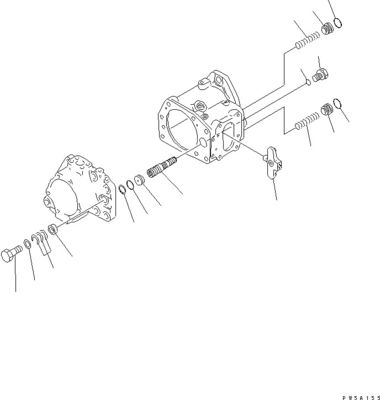 708-1L-00370 708-1L-01310 708-1L-04010 Voor Komatsu Bulldozer D275AX-5E0 Hydraulische pomp Kolvenpomp Naverkoop