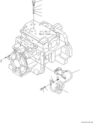 708-1H-00250 708-1H-00251 Voor Komatsu Bulldozer D155AX-6 D155AX-6A Hydraulische hoofdpomp
