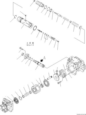 708-1H-00250 708-1H-00251 Voor Komatsu Bulldozer D155AX-6 D155AX-6A Hydraulische hoofdpomp