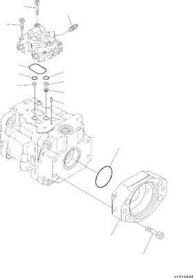 708-1T-00552 708-1T-01552 708-1T-04150 Voor Komatsu Bulldozer D39EX-22 D39PX-22 D31EX-22 Hydraulische FUN Pomp Originele