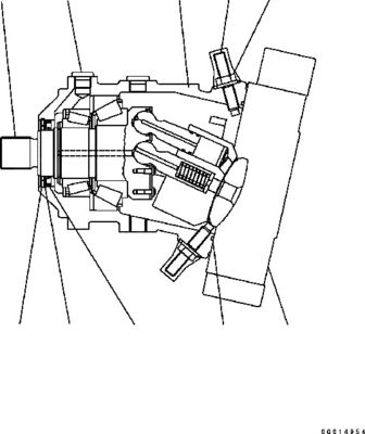 417-18-31201 417-18-31202 417-18-31203 Voor Komatsu WHEEL LOADER WA200-5 WA200PT-5 Hydraulische motor HST PUMP