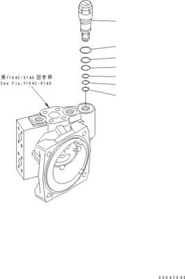 706-7H-01101 706-7H-12310 706-7H-01100 Voor Komatsu bulldozer D155AX-6 D155AX-7 Hydraulische motor HST PUMP Naverkoop