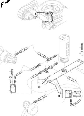 65489140 Voor Komatsu graafmachine PC3000-6 4000-6 7000-6 8000-6 Hydraulische reismotor aandrijvingsmotor