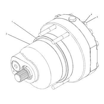 228-3238 20R6810 Voor CAT 374D 374F Graafmachine Hydraulische motor