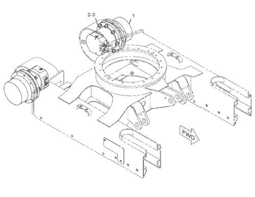 144-5196 209-6663 Voor CAT 301.5 301.6 301.8 Graafmachine Reismontage Eind aandrijving Originele reismotor
