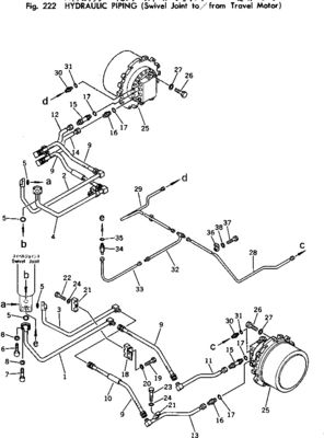 21K-60-00020 Voor Komatsu PC150-1 Graafmachine Reismontage Finale aandrijving Originele Reismotor Naverkoop Hoogwaardige kwaliteit