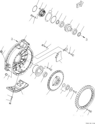 17M-27-00360 17M-27-00510 17M-27-00271 Voor Komatsu Bulldozer D275A-5D Reismontage Eindrijving Reismotor Originele