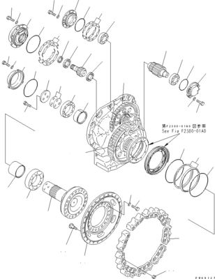 134-27-00122 134-27-00121 134-27-00120 Voor Komatsu Bulldozer D61EX-12 D61E-12 Graafmachine